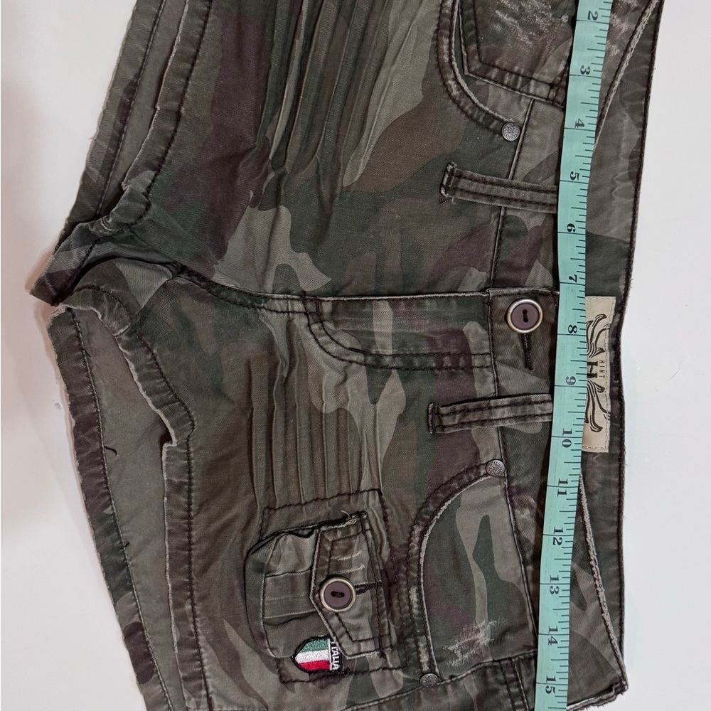 Source Unknown Camouflage Jean Shorts